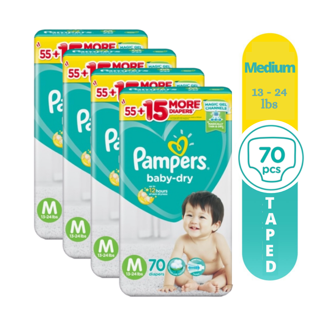taped diapers medium