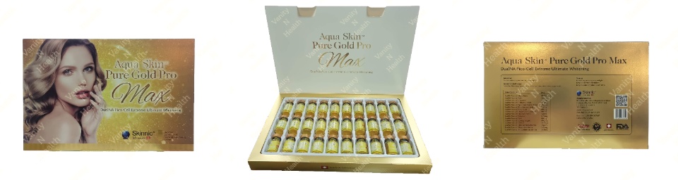 TRIAL PUSH: AQUA SKIN PURE GOLD PRO MAX 1 VIAL/SESSION w/ IV aquaskin  puregold by VNH | Lazada PH