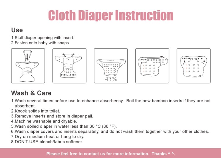 how to wash cloth diaper inserts