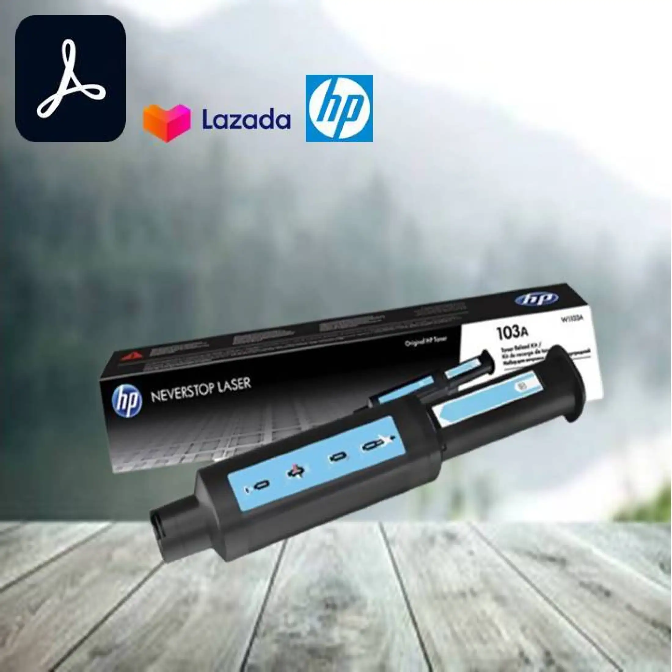 hp neverstop laser toner reload kit