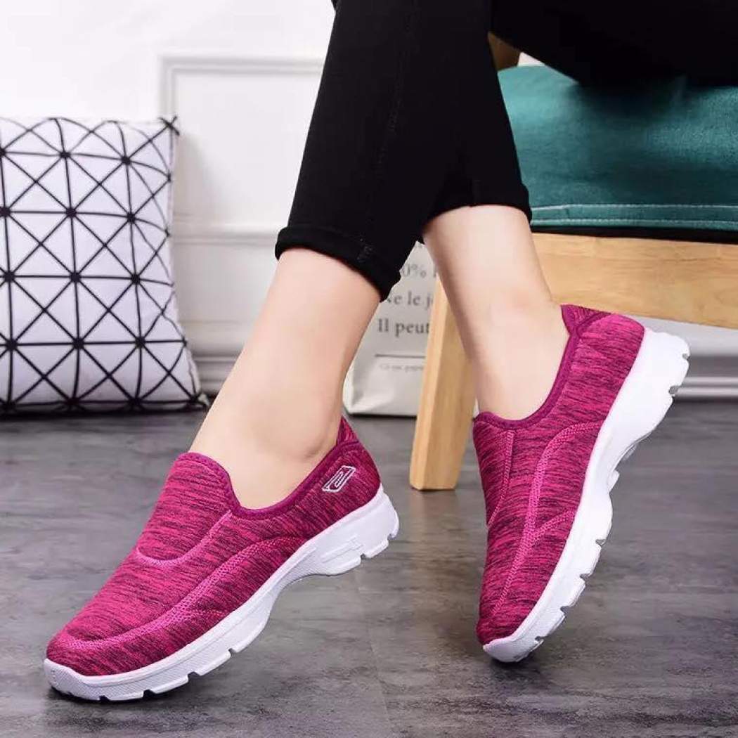pink fashion sneakers