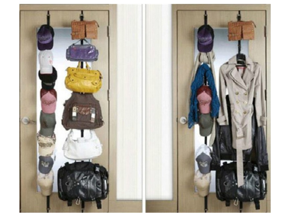City Goods Adjustable Over Door Straps Hanger Bag Clothes Coat