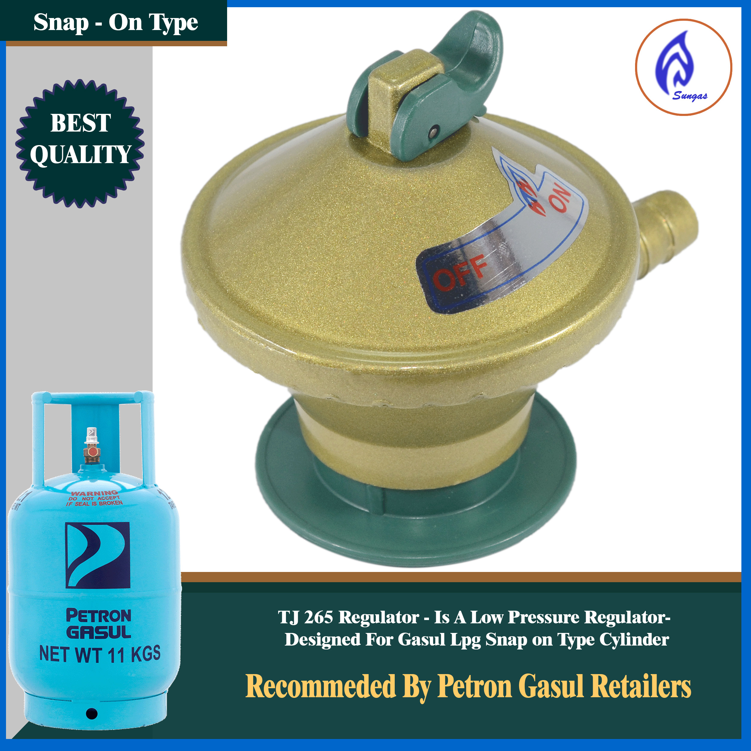 Kinds Of Gasul Tank - Gasul Snap On Lpg Regulator Sun Gas Lazada Ph