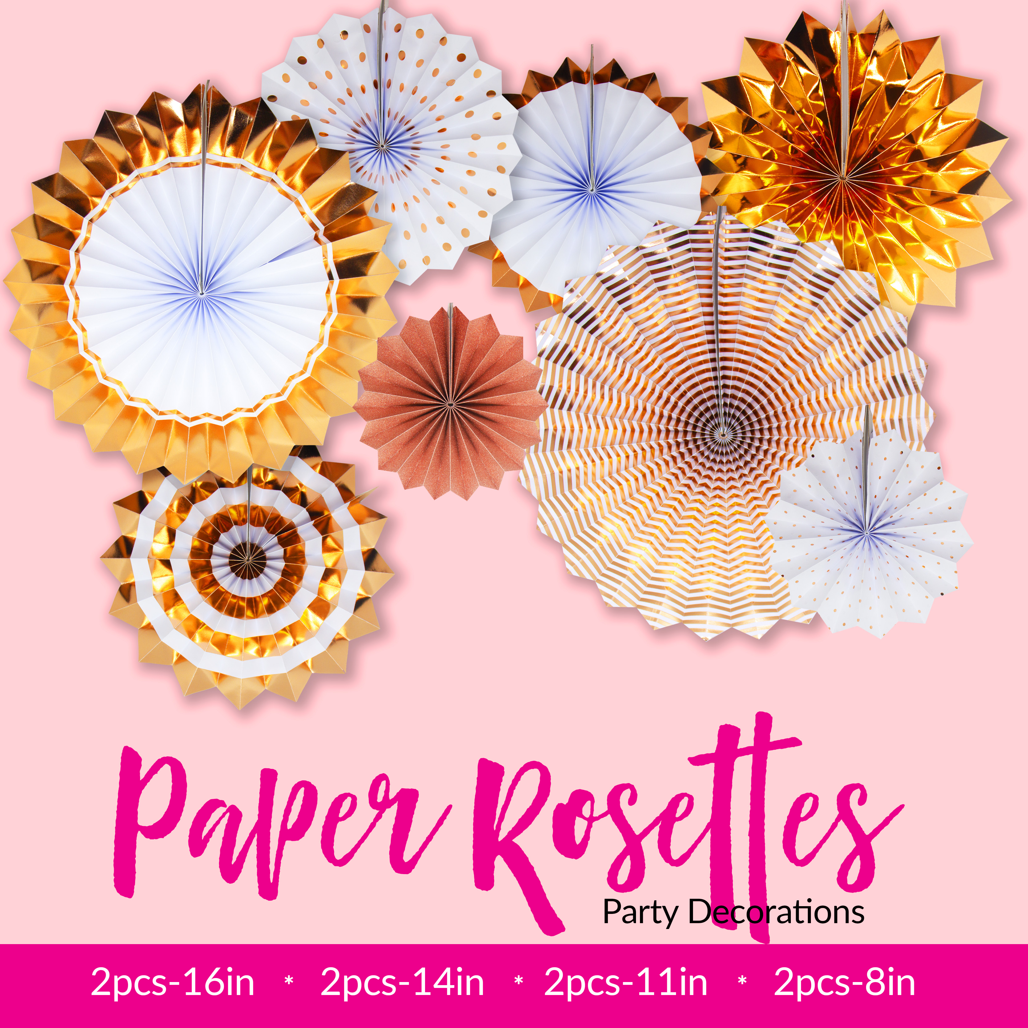 Rosette Birthday Party Decorations Pinwheel Backdrop Wedding Background Giant Paper Flowers Paper Fan Backdrop Wedding Decorations Lazada Ph