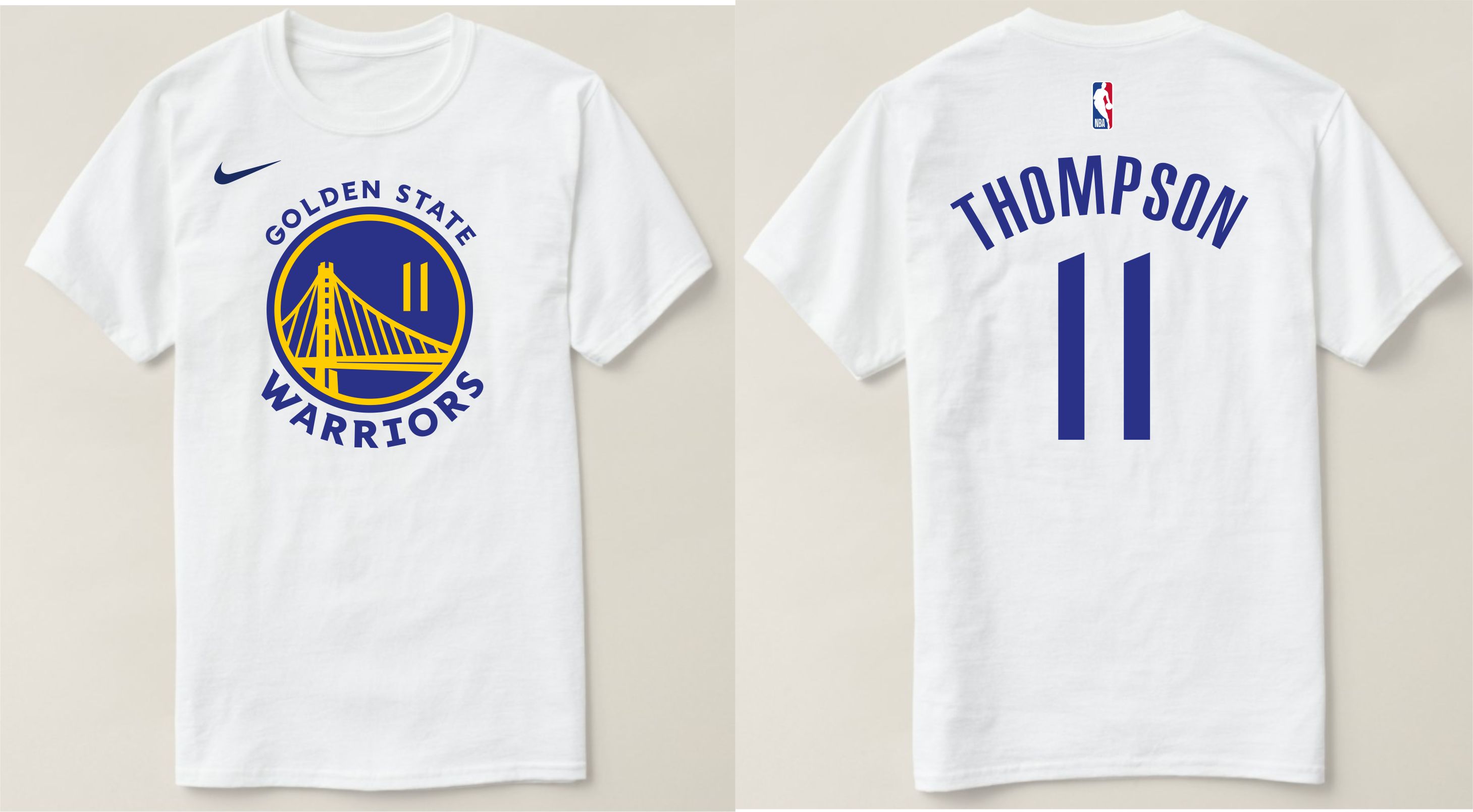 klay thompson t shirt jersey