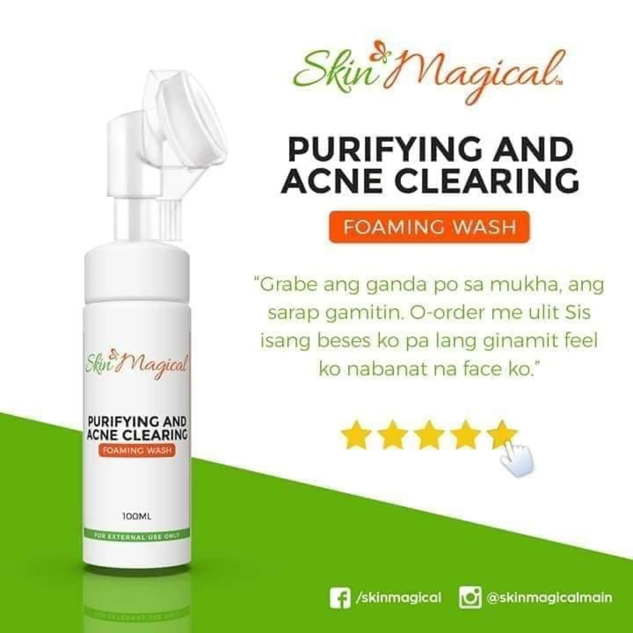 acnes purifying foaming face wash
