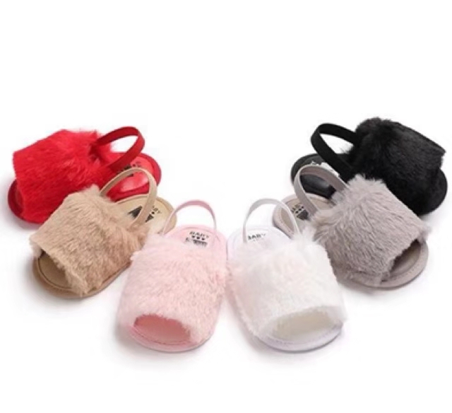 fluffy slippers for girls