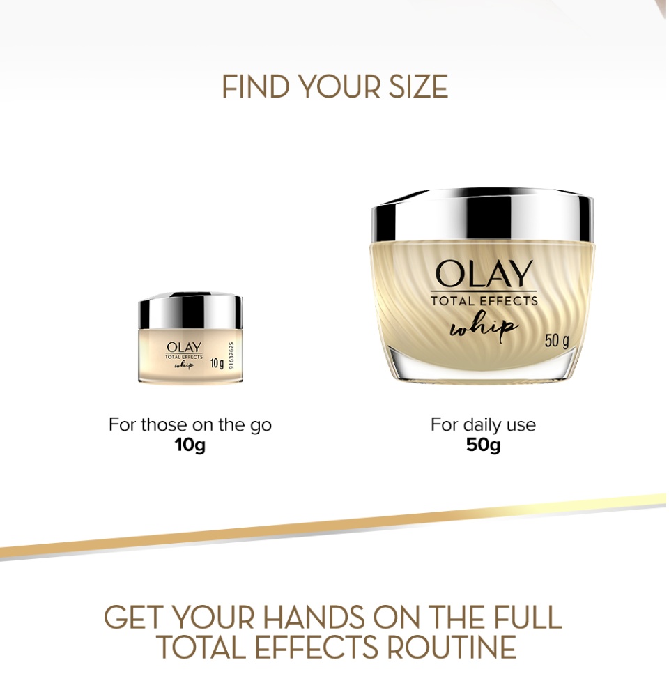 olay total effects whip 10g