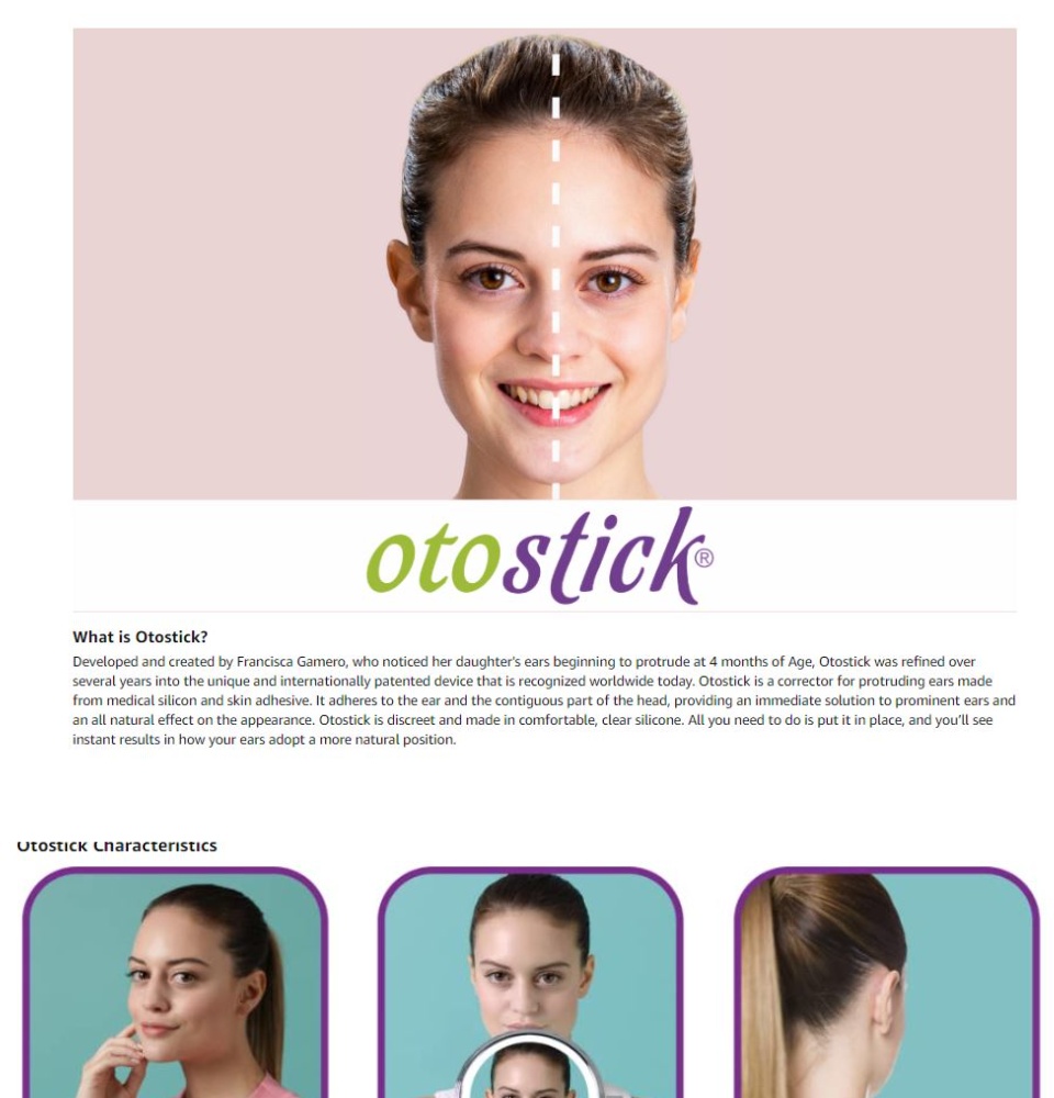 Otostick - TRIPLE PACK -(ENGLISH VERSION )- Instant Correction for  Prominent Ears - Best Alternative Short of Surgery 