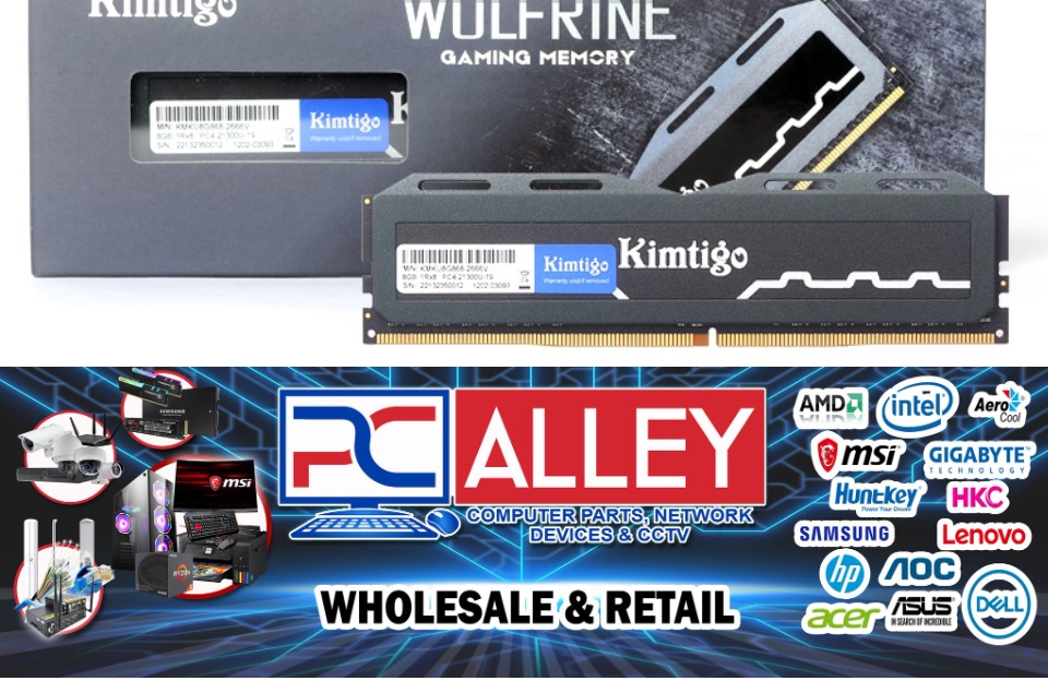 Kimtigo Wolfrine Series 16GB DDR4 2666MHz CL17 Desktop Memory 