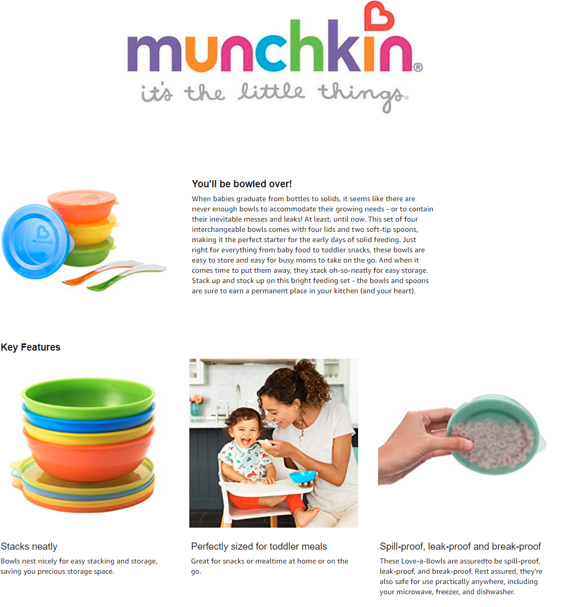 munchkin bowl set