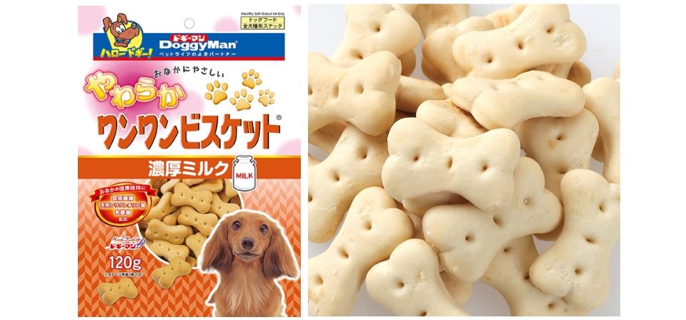 Doggyman Soft Biscuit Rich Milk Dog Treats 120g