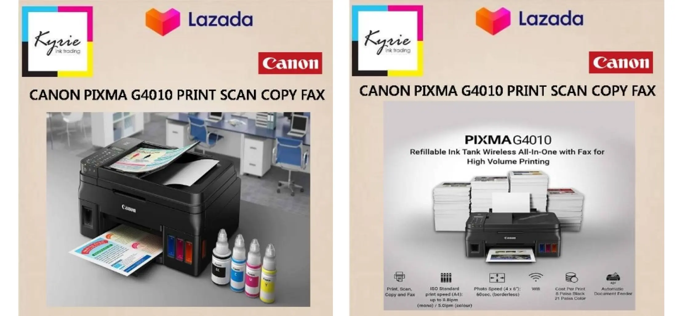 lazada canon printer ink