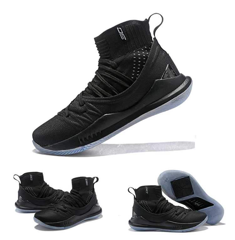 curry 5 black and gold