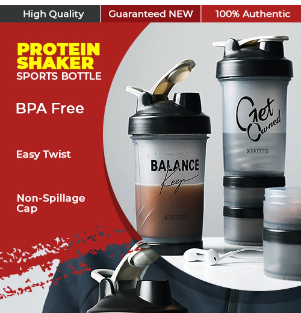 Sports Shaker Water Cup With Small Metal Stirring Ball, Protein Mixing  Water Bottle For Sports, Fitness - Temu United Arab Emirates