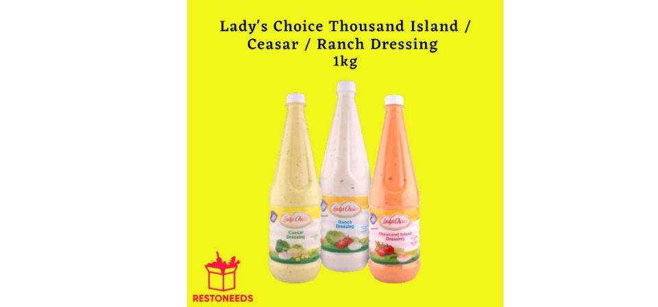Ladys Choice Thousand Island / Ceasar / Ranch Dressing 1kg Healthier Choice  Salad Dressing Anchovy Eggs Traditional Spice Dressing - Lazada | Lazada PH
