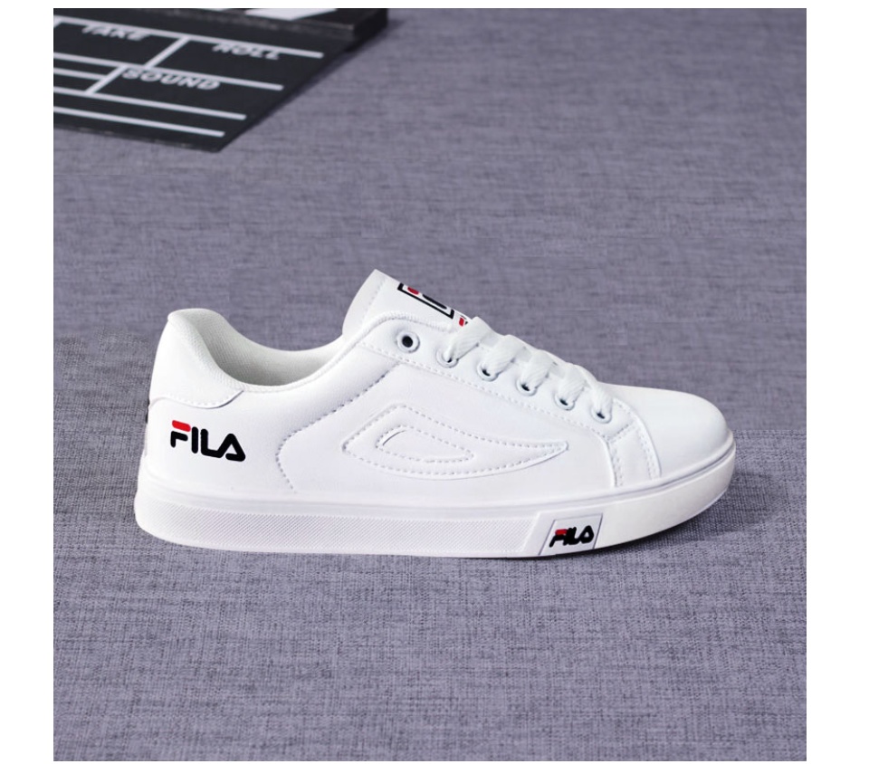FILA WHITE low cut shoes for WOMEN 