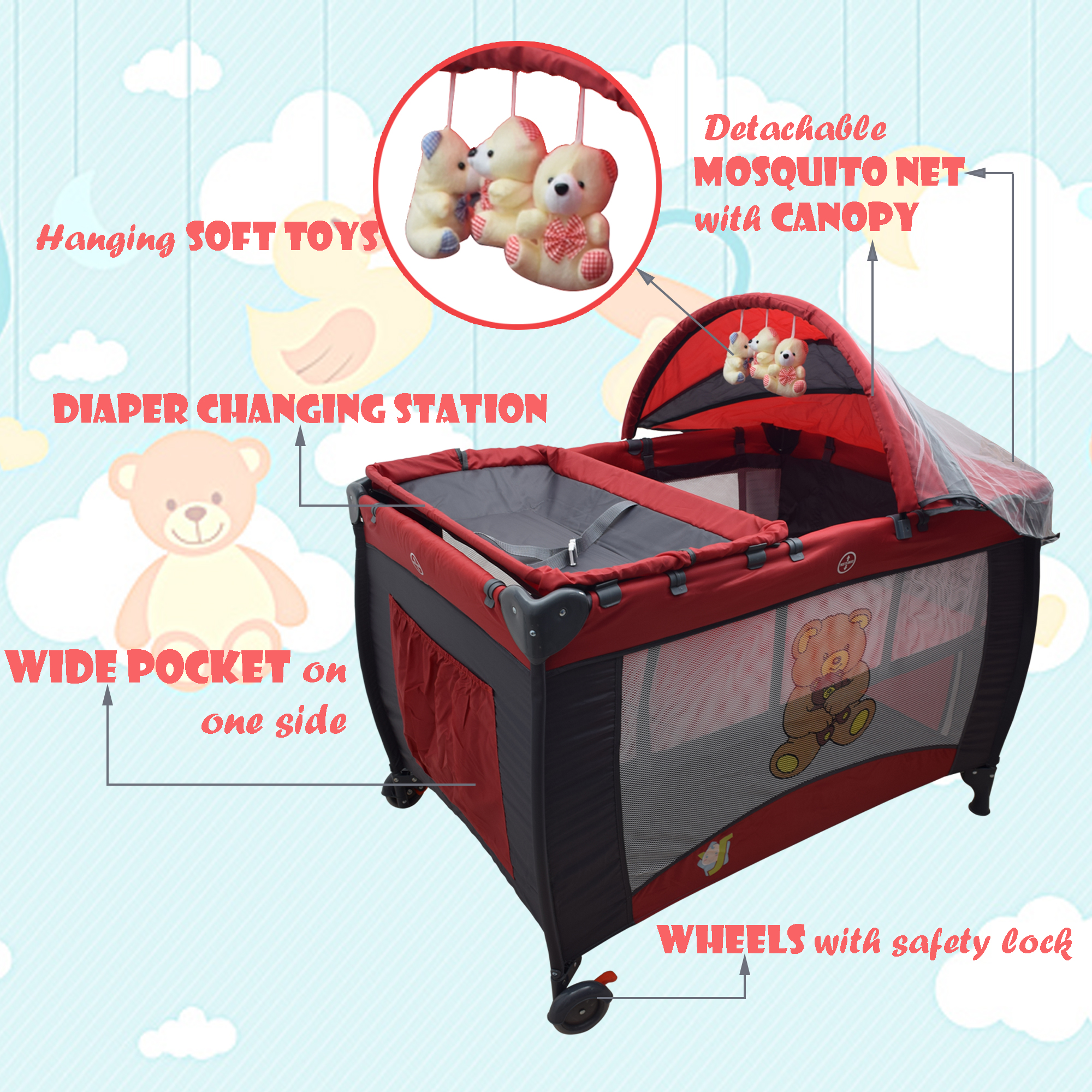 detachable changing table