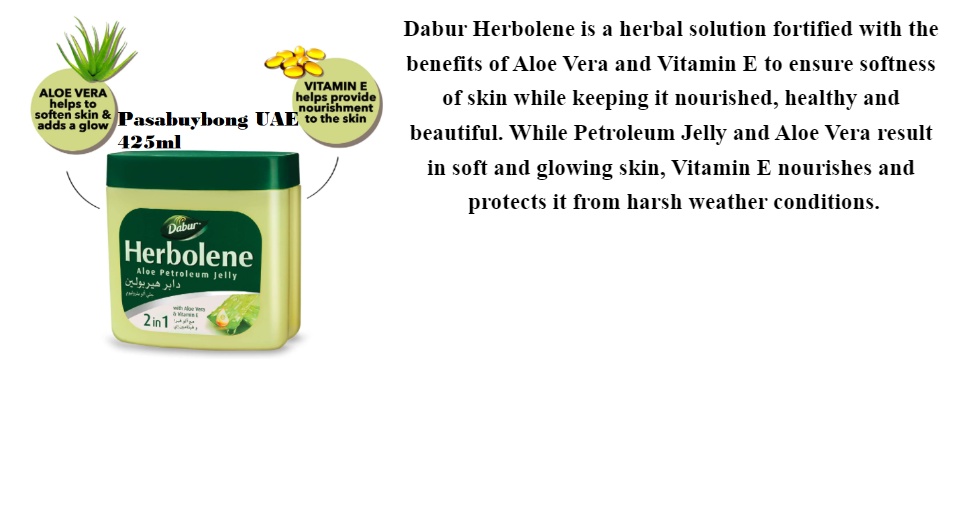 Dabur Herbolene Aloe Petroleum Jelly 425ml JUMBO SIZE Lowest Price! Dubai  UAE | Lazada PH