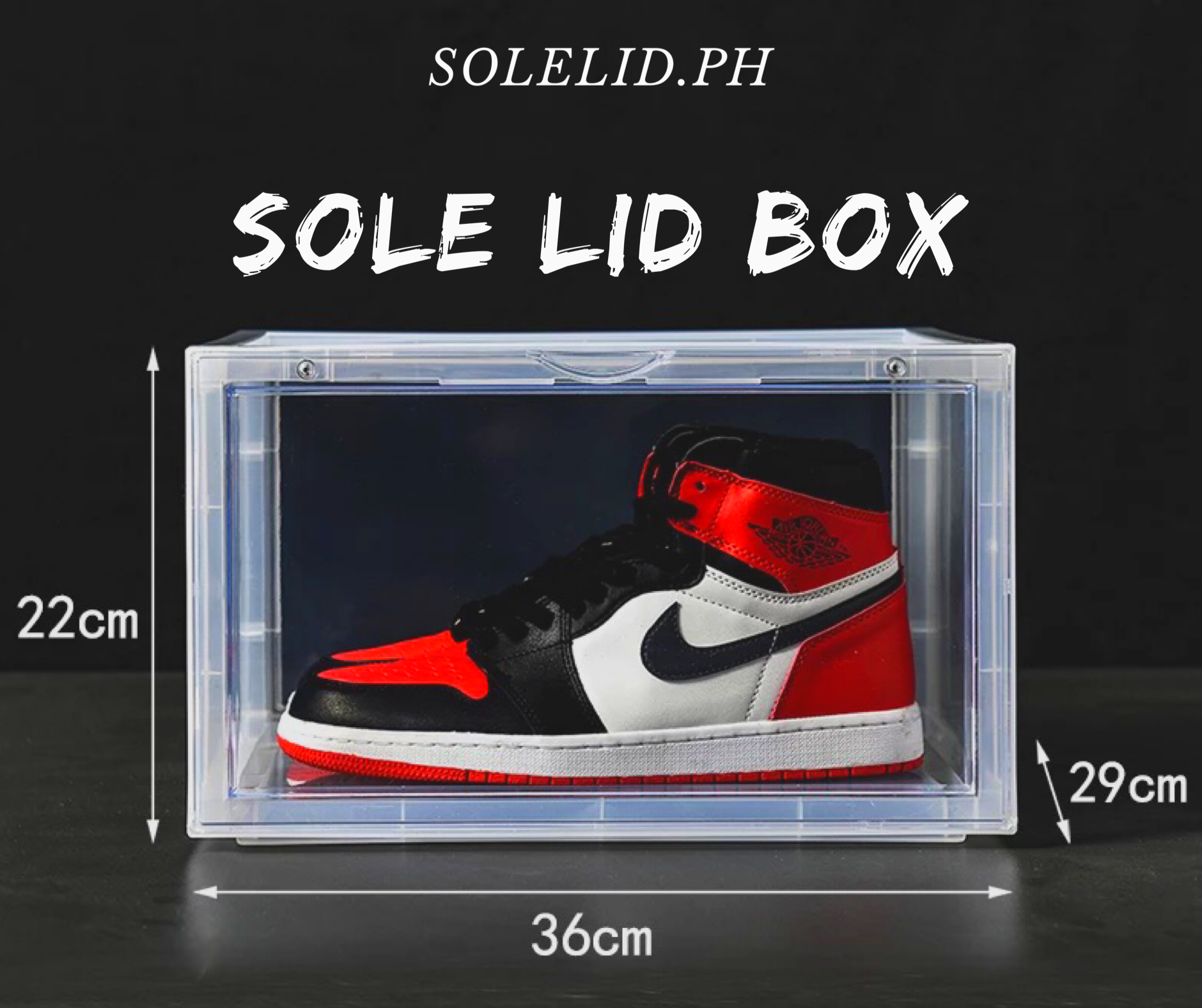 Premium Magnetic Side Door Shoe Box 