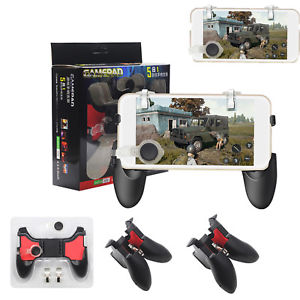 5 in 1 Gamepad Mobile PUBG Kit Game Handle Moving Joystick and Fire Trigger  Mobile Game Handle Gamepad - 