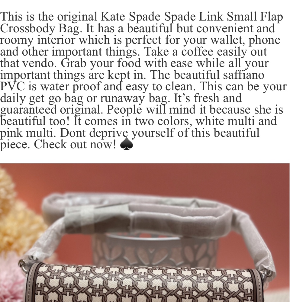 Kate Spade Spade Link Small Flap Crossbody