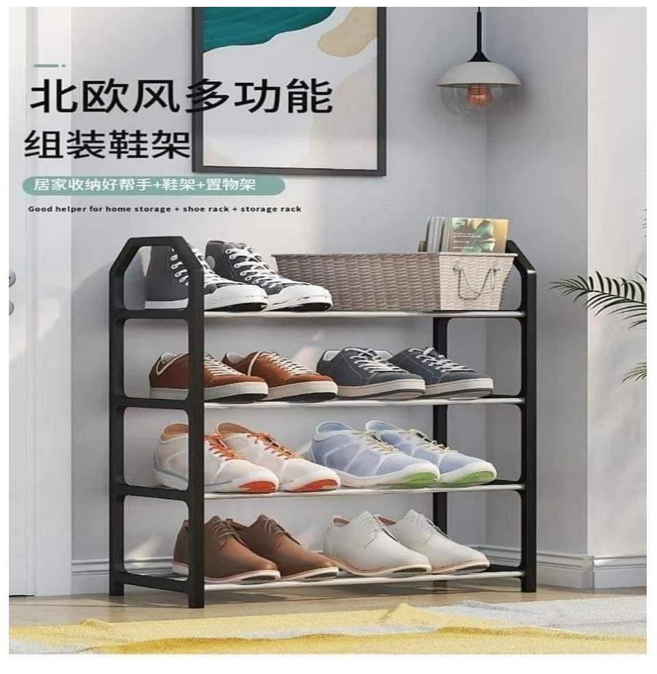 Shoe Rack, Shoe Stand for Home, Shoe Rack with Cover 5 Layer Multipurpose Shoes  Stand for Shoe Storage Organizer Cabinet