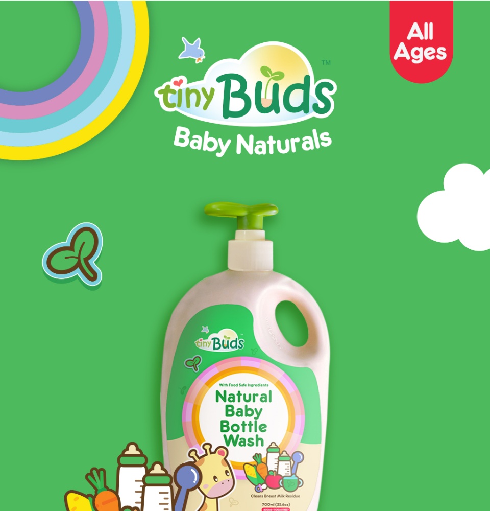 Tiny Buds Natural Baby Bottle Nipple and Utensil Wash 600ml Set of 3 |  Lazada PH