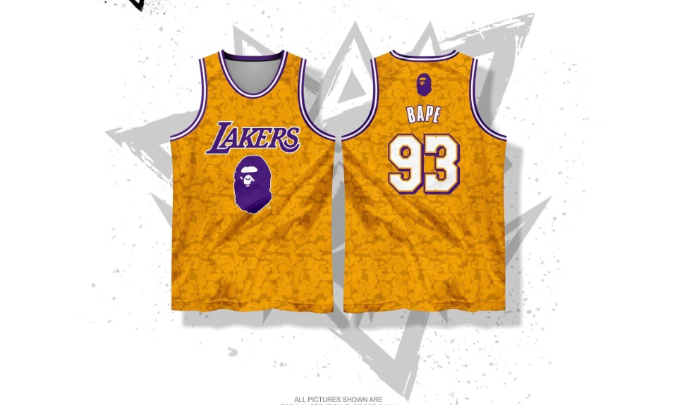 Bape kobe fashion jersey