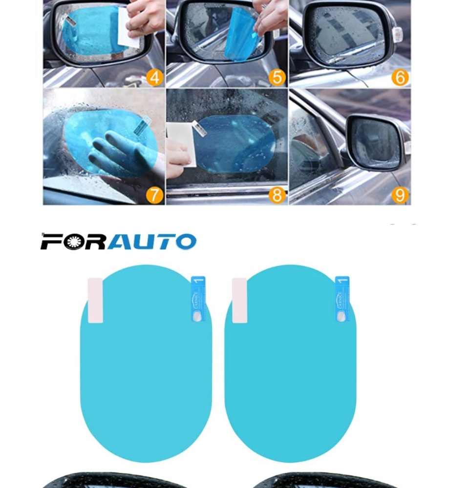 Quality Car Rearview Mirror Protective Film Anti Fog Clear Rainproof Rear  View Mirror Protective Soft Film, Community on Carousell