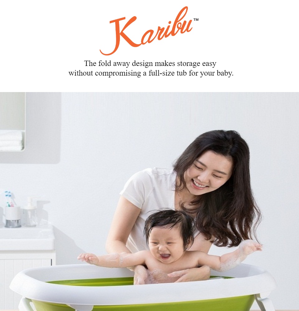 Karibu Mega Anti-mould Folding Bathtub with Bath Net PM3799