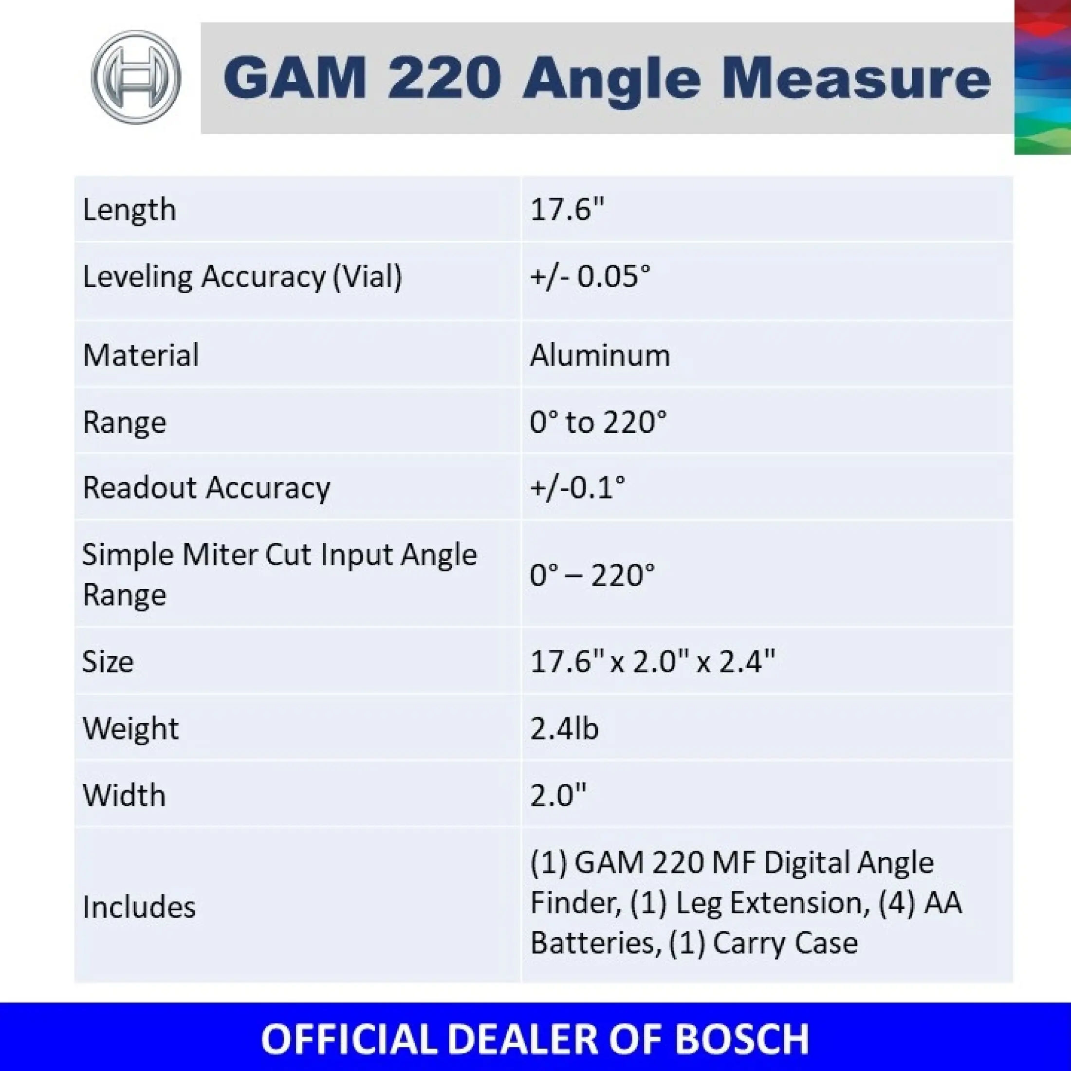 Bosch Gam 2 Angle Measure Lazada Ph
