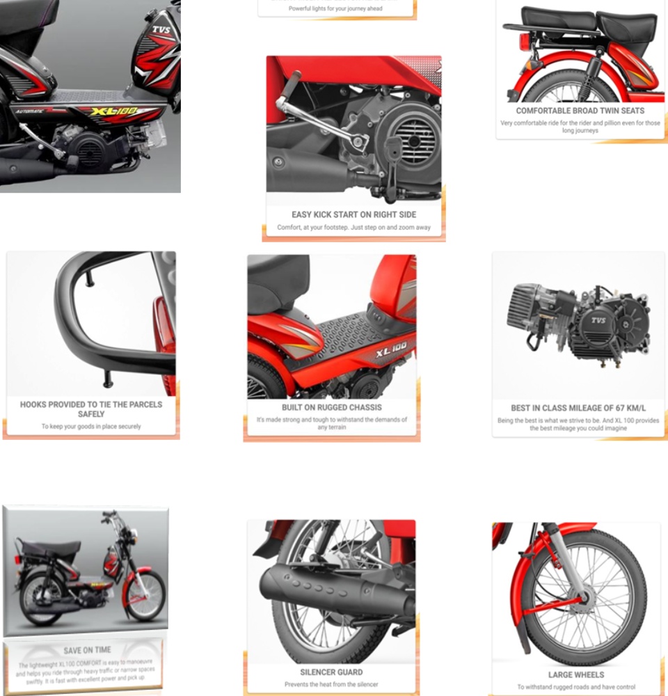 Xl100 Comfort Tvs X100 Price TVS XL 100 Heavy Duty Price Mileage