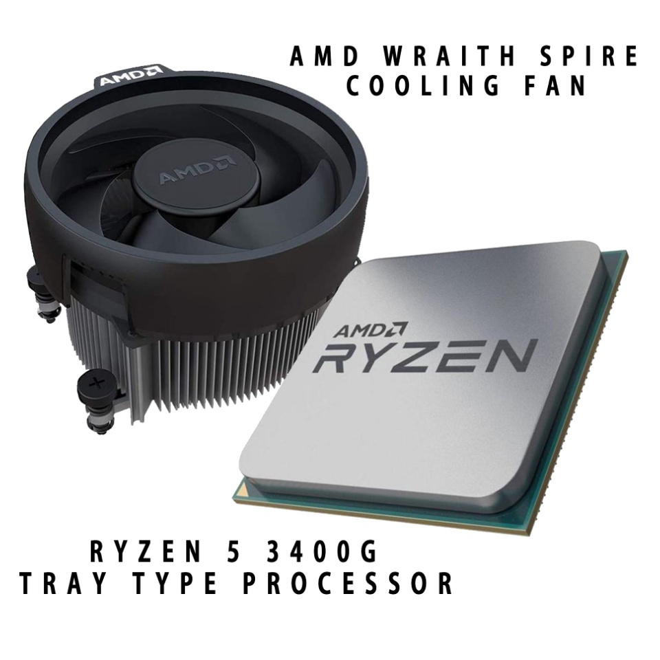 AMD RYZEN 5 3400GE TRAY