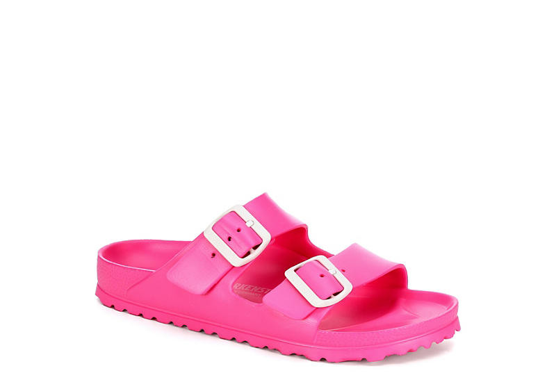 hot pink rubber birkenstocks