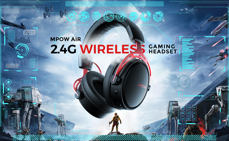 mpow air wireless gaming headset