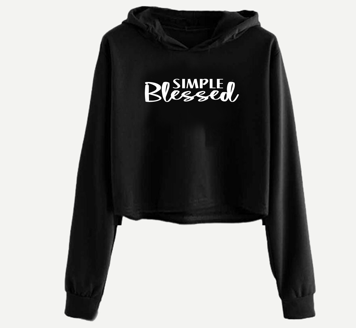 lazada crop top hoodie