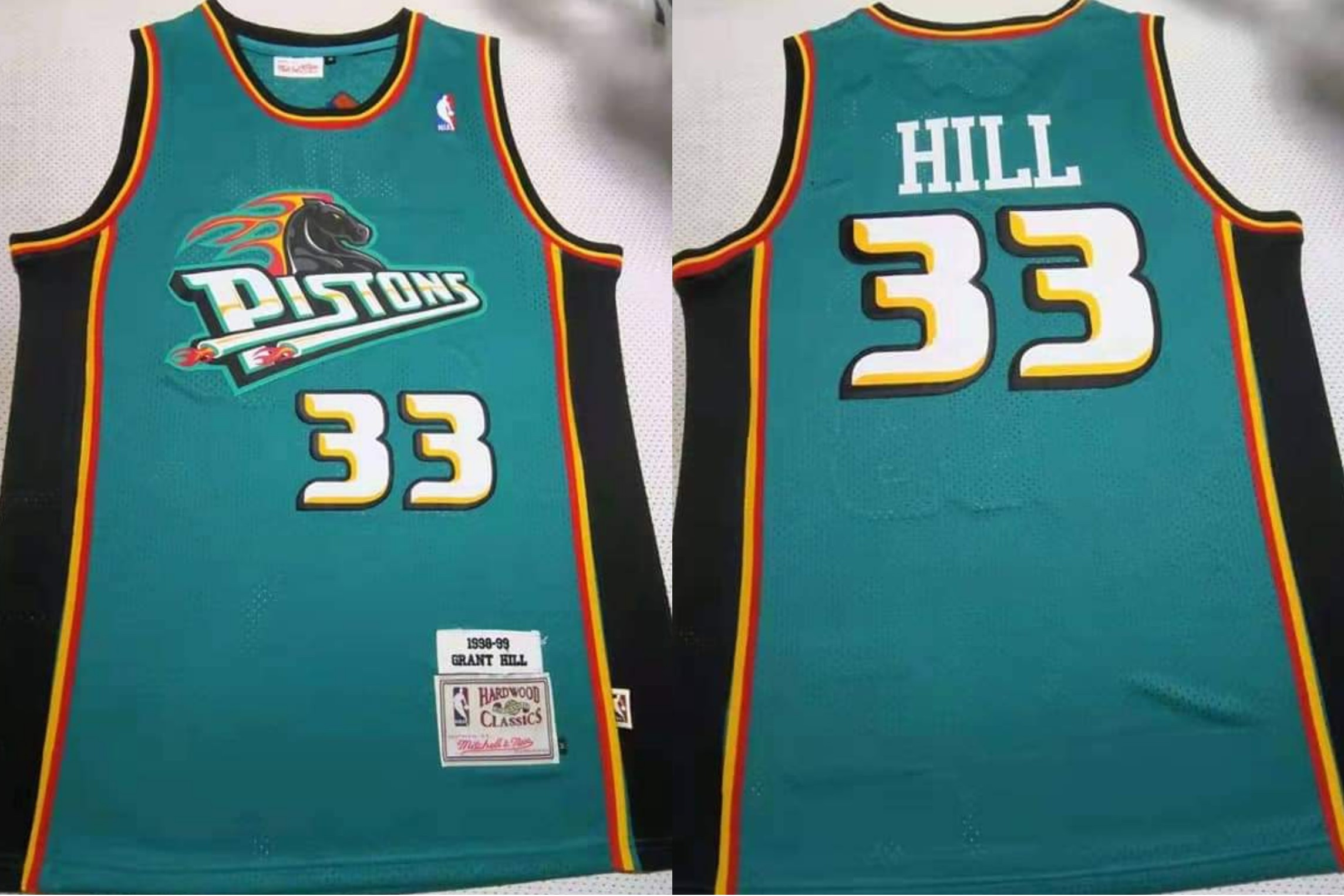 grant hill pistons jersey