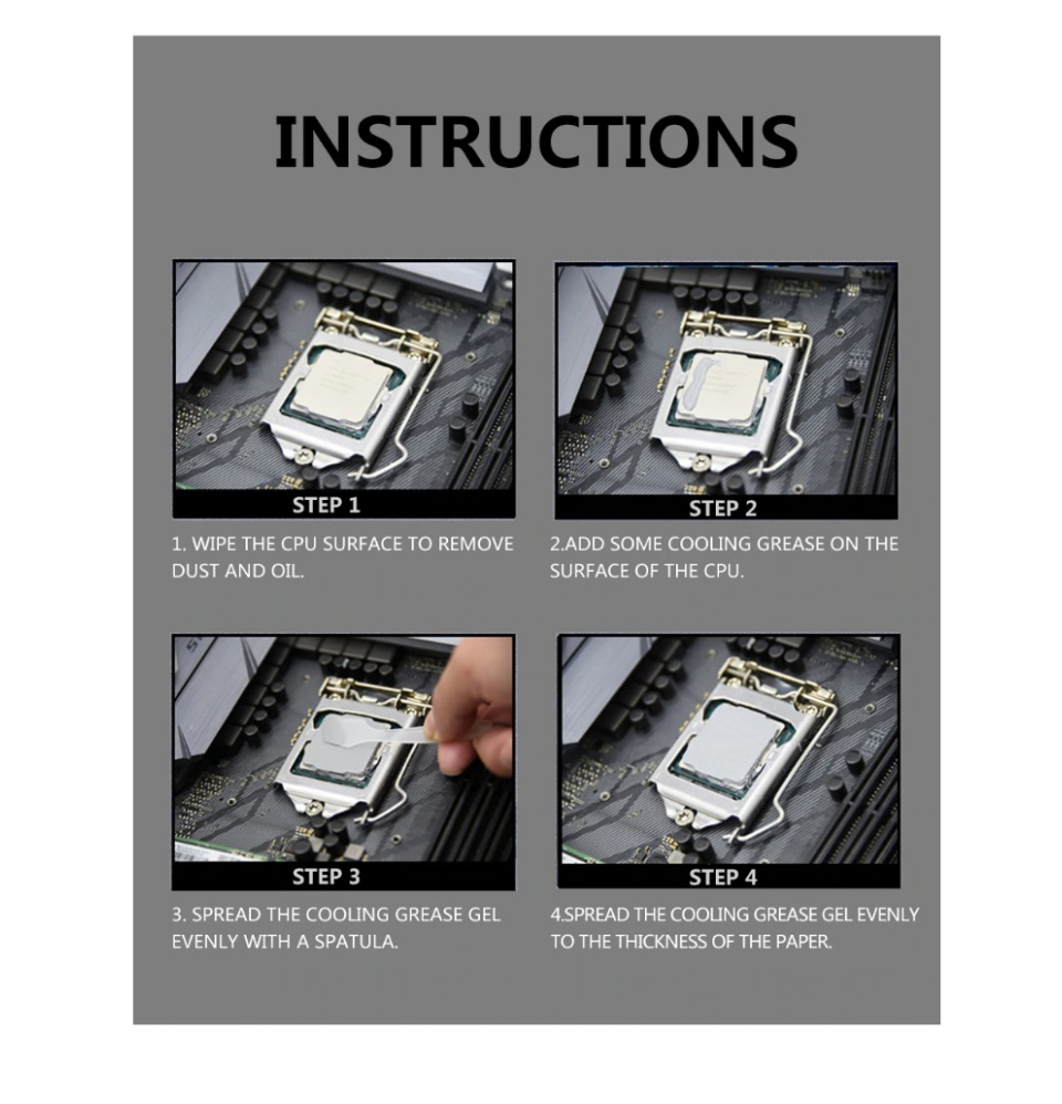 Pasta Térmica GD900-1 Profissional Alta Performance 3g para PC / CPU