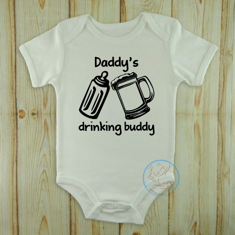 daddy's drinking buddy onesie