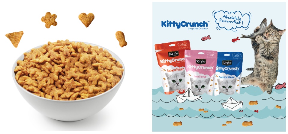 Kit Cat Kitty Crunch Salmon Cat Treats 60g