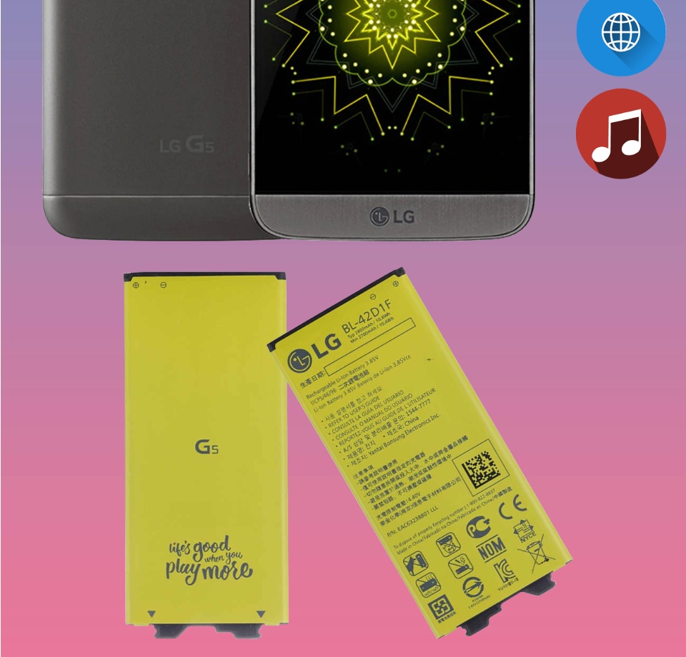 LG G5 Battery H860 H850 F700L VS987 H830 H831 H820 H840 LGLS992