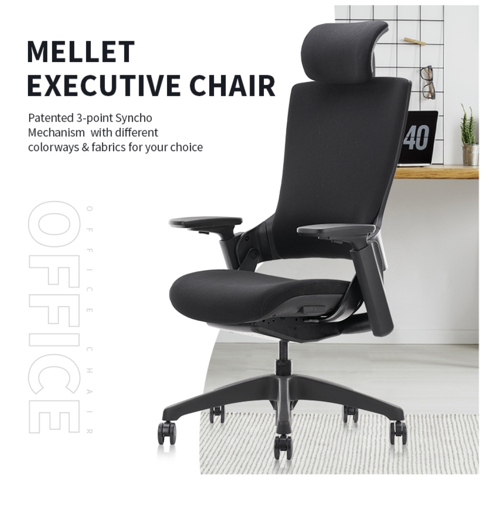 Clatina Mellet Clatina Ergonomic High Swivel Executive Chair