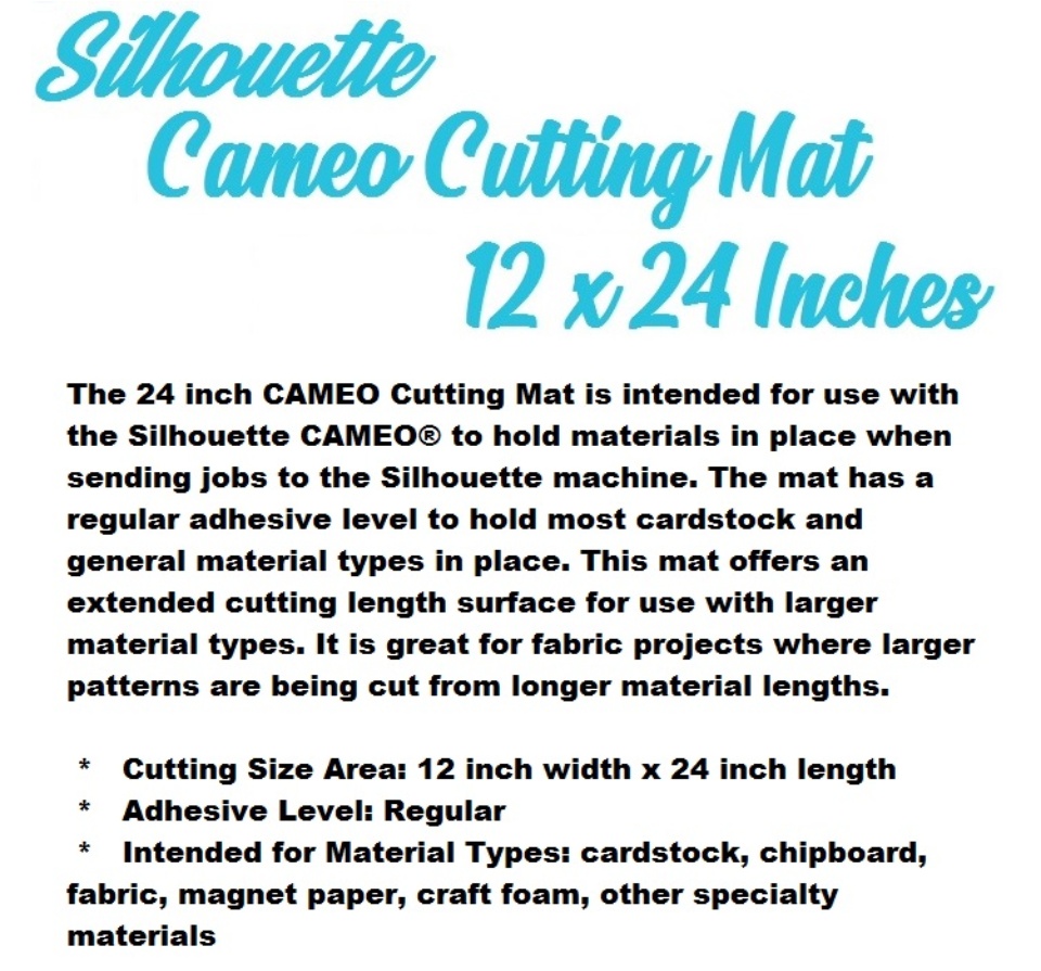 Silhouette Cameo Cutting mat 12 x 24 