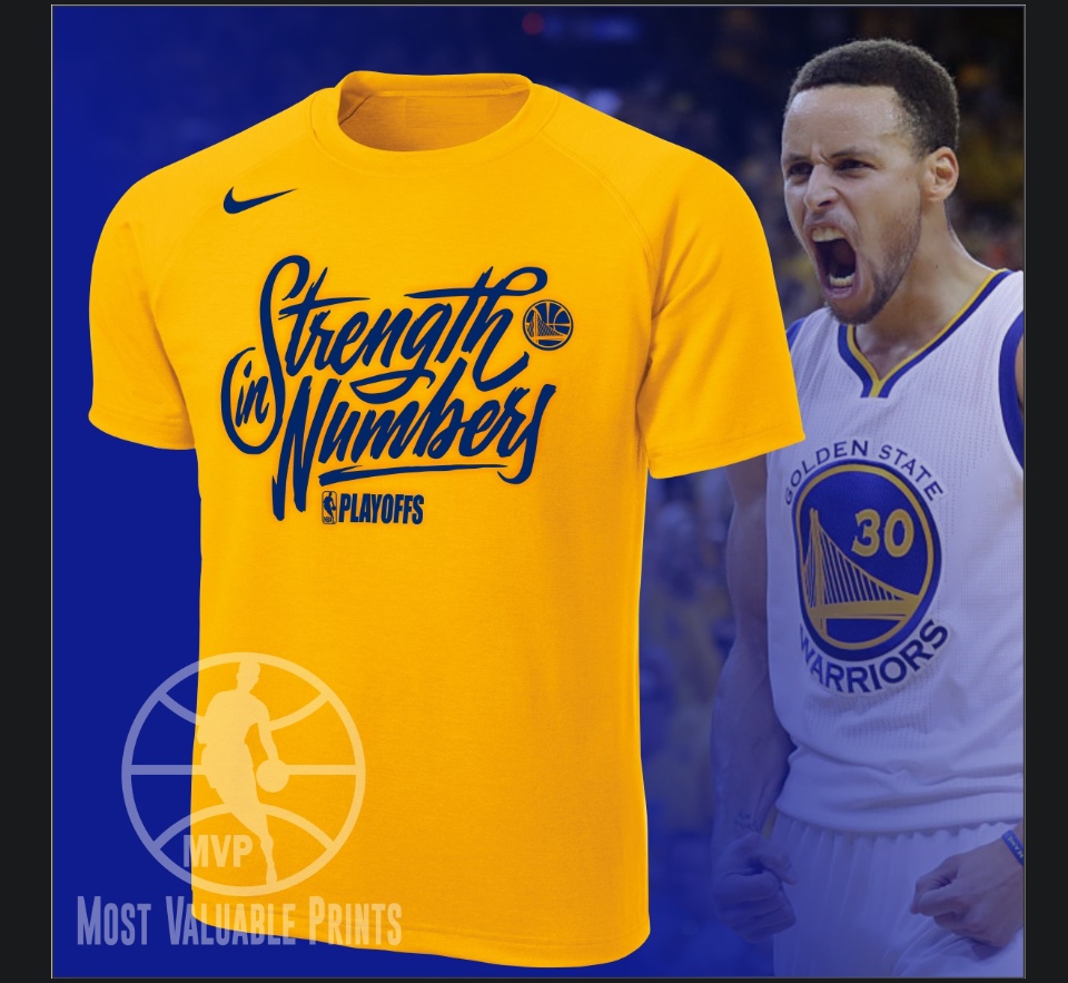 Warriors strength hot sale in numbers shirt