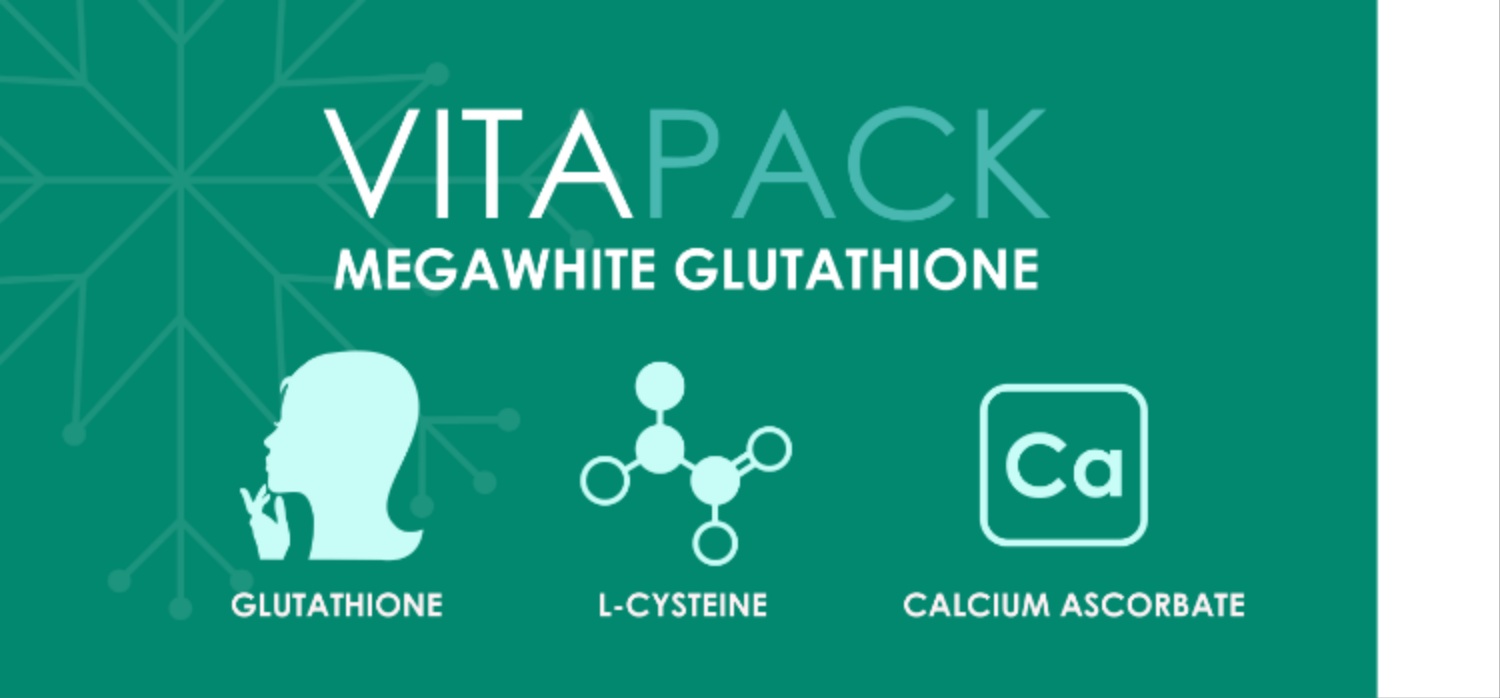 Vitapack Megawhite Glutathione Whitening Supplement 3 Sachets (6 capsules)  | Lazada PH