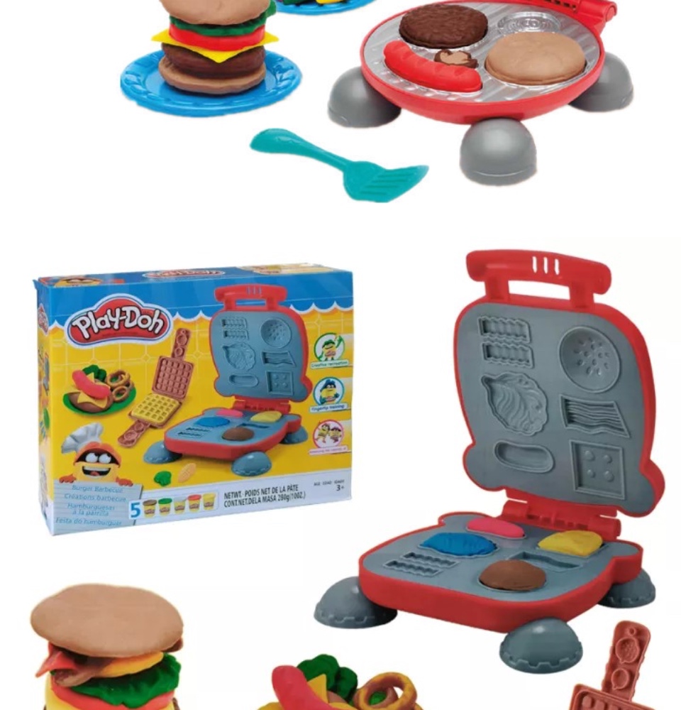 Play doh best sale kitchen burger barbecue