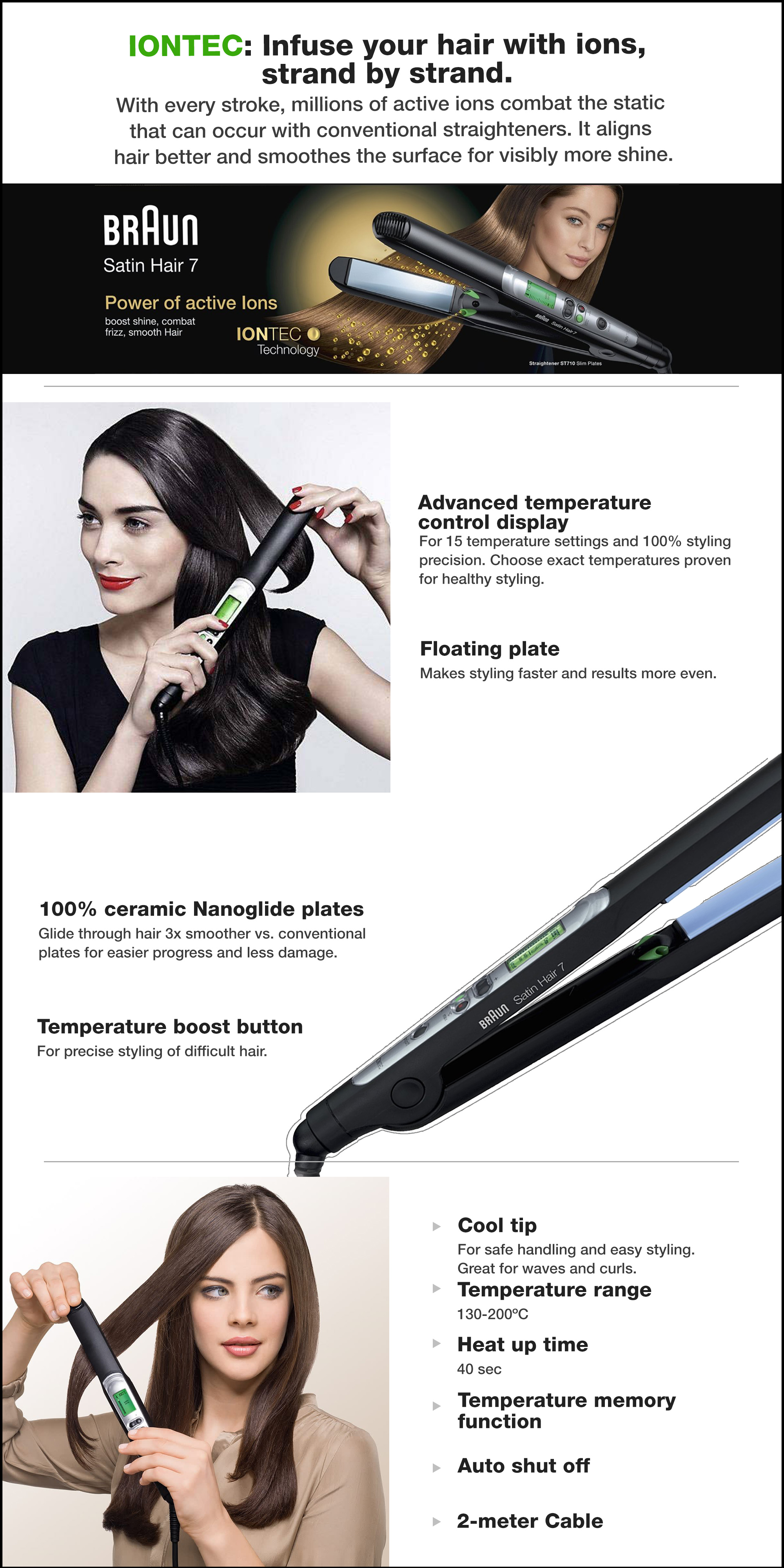 braun satin hair 7 st710 iontec straightener