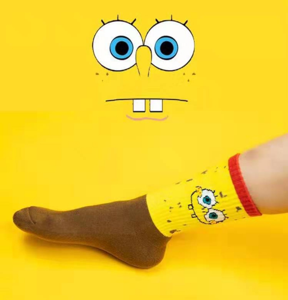 spongebob elite socks