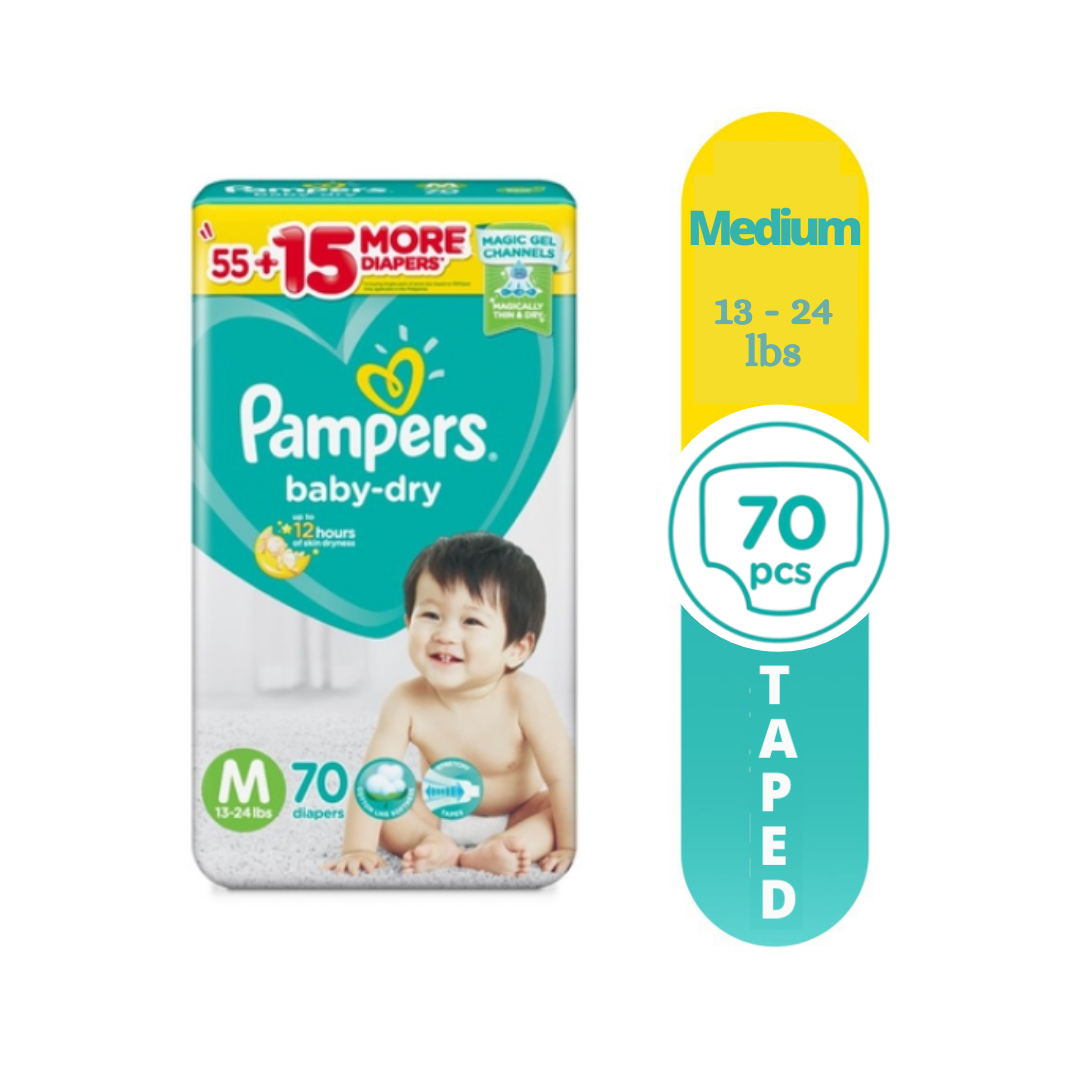 taped diapers medium